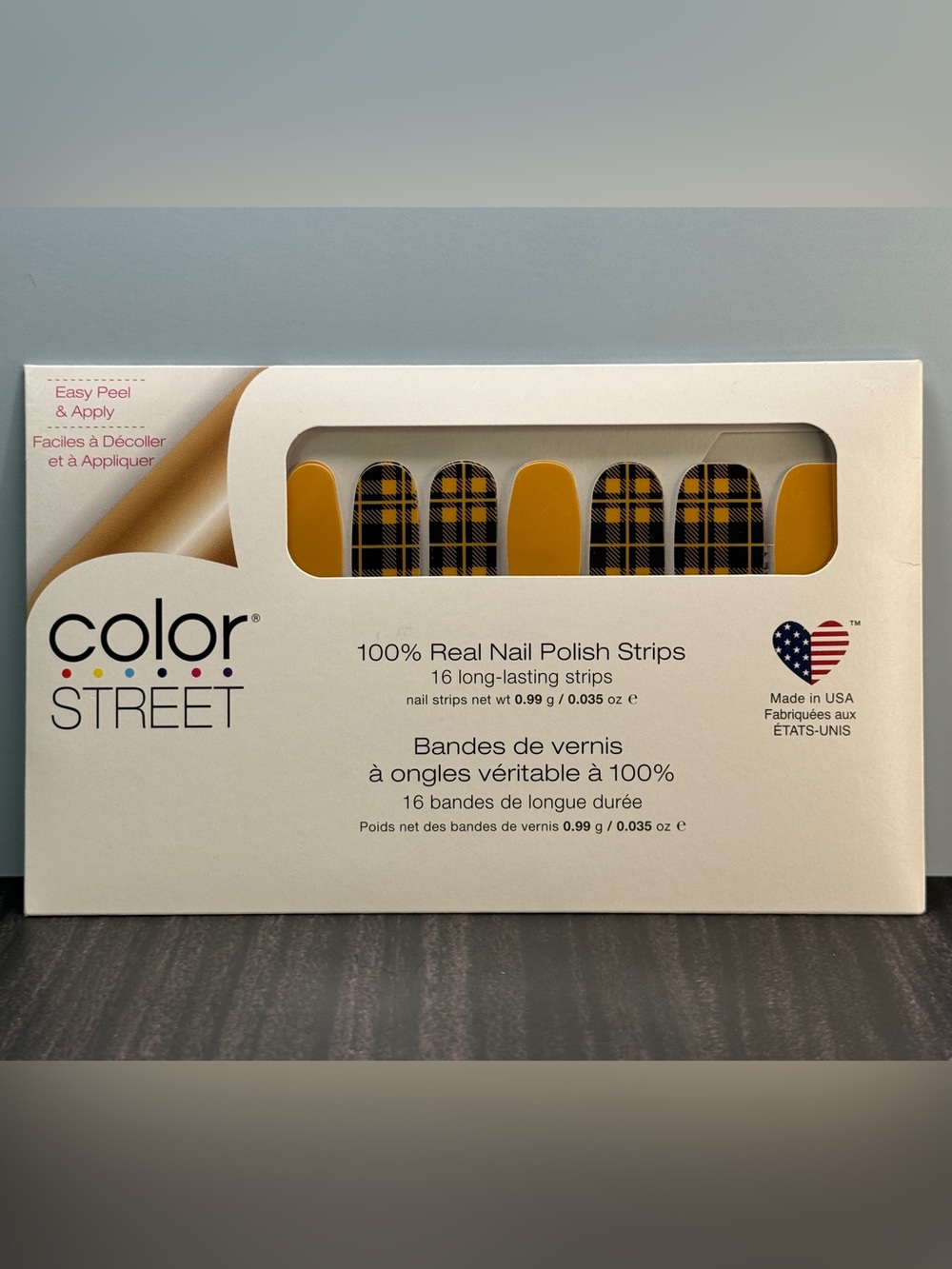Color Street 100% Nail Polish Strips (Breaking Plaid-Retired Set) New/Sealed